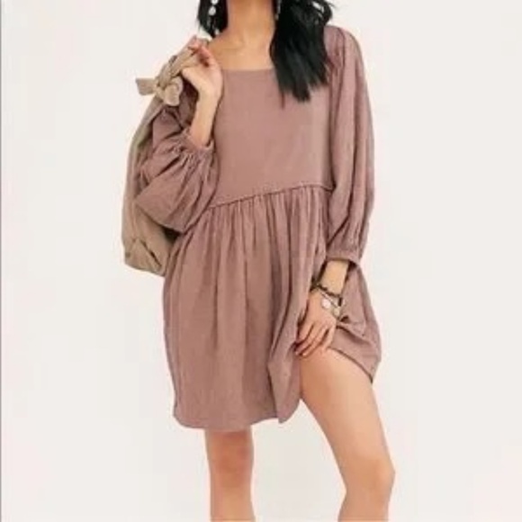 NWOT Free People Babydoll Dress - Picture 1 of 4